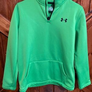 Under Armour Bright Green Quarter-Zip Pullover